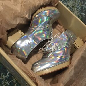 Rare Vintage Deandri Holo Oswald Oxfords sz 9 10